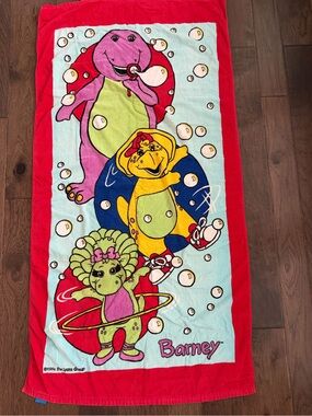 Barneys New York Beach Towel - Red, Pink, Yellow, Green, Blue